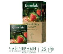 Чай Гринфилд Strawberry Bloom, 1,5г, 25 пак