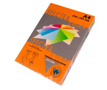 Бумага цветная А4, 80г, 240, Saffron, оранжевый, Sinar Spectra, пачка 500л
