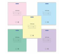 Тетрадь 24 л BRAUBERG КЛАССИКА NEW линия, обложка картон, АССОРТИ