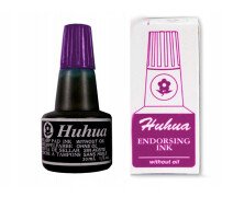 Краска штемпельная 30 мл Huhua фиолетовая