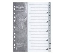 Разделитель листов 20  А4 Office-2000, алфавитные А-Я,пл