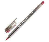 Ручка шариковая 0,7 мм масляная PENSAN "My-Tech", КРАСНАЯ, игольчатый узел 0,7 мм