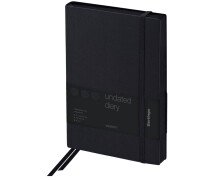 Ежедневник недатированный А5, 136л., кожзам, Berlingo "Western", с резинкой, черный