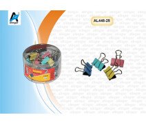 Зажим для бумаг 15 мм Berlingo цветные, 12шт