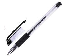 Ручка гелевая 0,35 мм, BRAUBERG "EXTRA GT", ЧЕРНАЯ