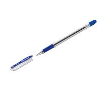 Ручка шариковая 0,7 мм, Berlingo "I-15" синяя, грип