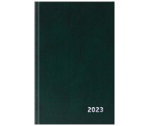Ежедневник датированный 2023, OfficeSpace Winner 168л кожзам, зеленый